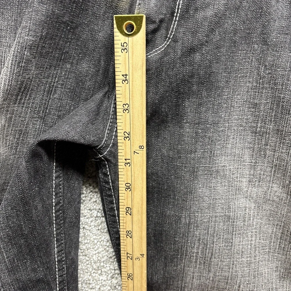 Vintage Southpole Jeans Mens 38x32 Black Denim Y2K Baggy Wide Leg Streetwear EUC